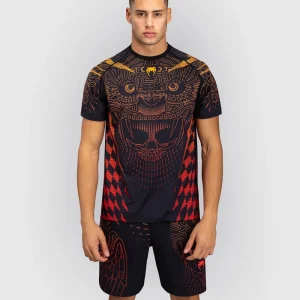 T-shirt Dry-Tech Venum Quetzal Fury - Noir/Rouge Fury/Mandarine
