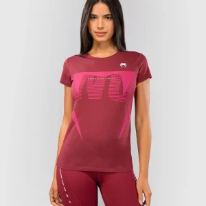 T-shirt Femme Venum Adrenaline – Bordeaux/Rose