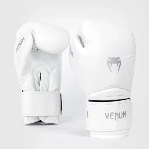 Gants de boxe Venum Contender 1.5 pour enfants - Blanc/Argent
