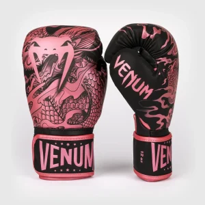 Gants de boxe Dragon's Flight - Noir/Rose métallisé