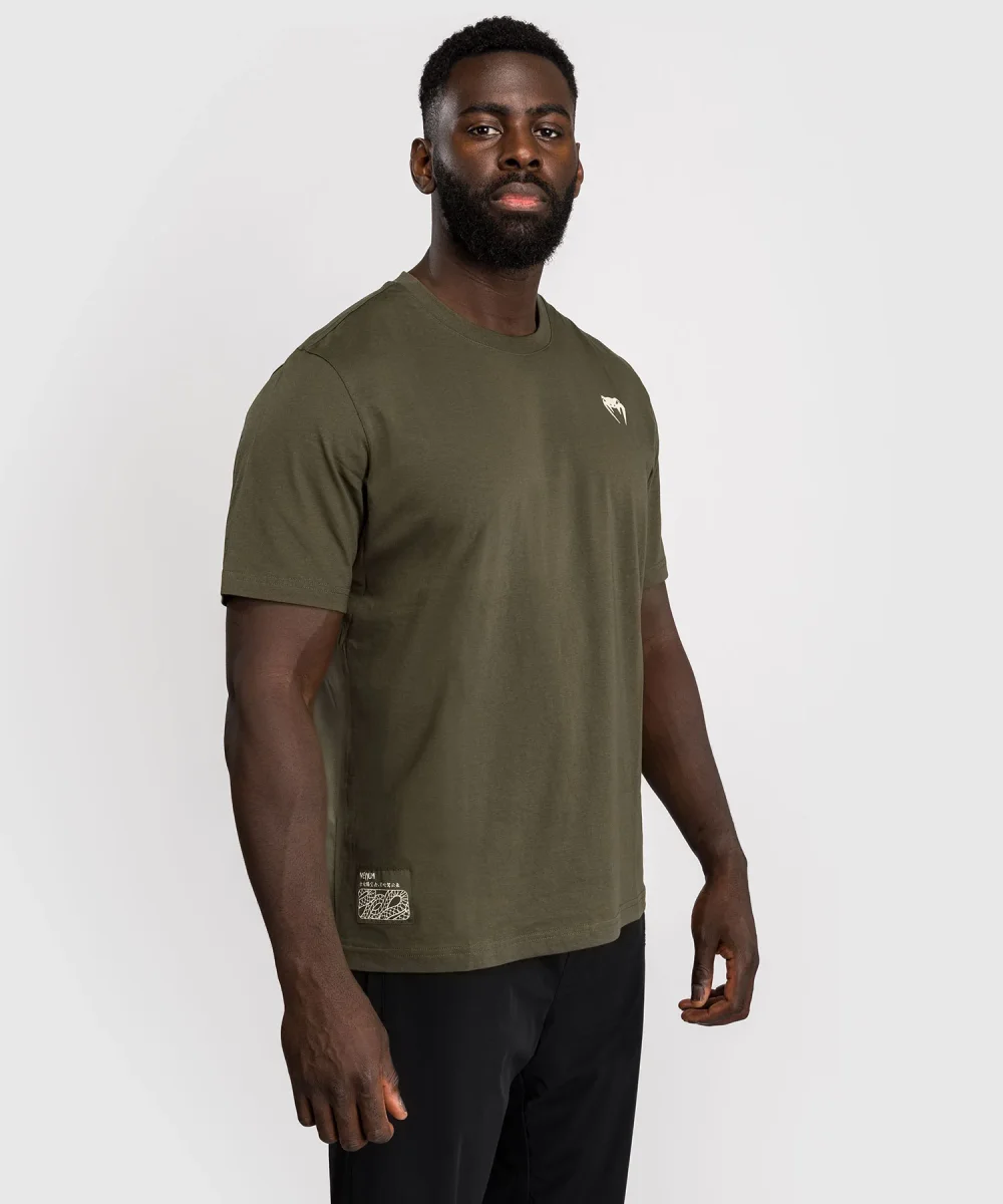 T-shirt Venum Serpenti – Kaki/Bronze/Ivoire – Image 4