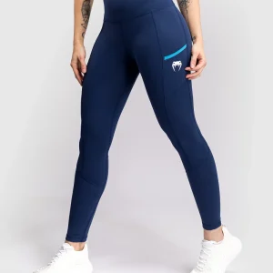 Legging 7/8 Venum x Top Rank Original pour Femmes - Bleu Marine